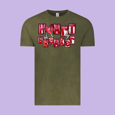 Heartbreaker Vintage Tee Designed By Fadigitalartstudio