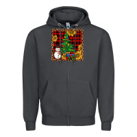 Smoke snowman trees coaster Zipper Hoodie - JahusDesignShop