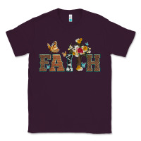 Plum faith cross and butterfly with sunflower leopard and roses Classic Tee - Artiststas