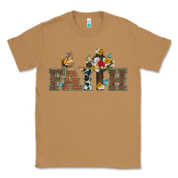 Toasted Coconut faith cross and butterfly with sunflower leopard and roses Classic Tee - Artiststas