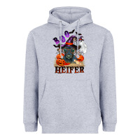 Boo Heifer Black Angus Heavyweight Hoodie | Teevron