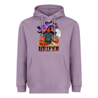 Lavender Boo heifer black angus Heavyweight Hoodie - RanaPortraitStore
