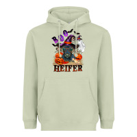 Matcha Boo heifer black angus Heavyweight Hoodie - RanaPortraitStore