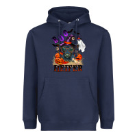 Navy Boo heifer black angus Heavyweight Hoodie - RanaPortraitStore