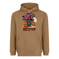 Toasted Coconut Boo heifer black angus Heavyweight Hoodie - RanaPortraitStore