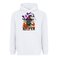 White Boo heifer black angus Heavyweight Hoodie - RanaPortraitStore