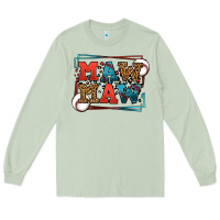 Matcha Baseball mawmaw leopard frame Long Sleeve Tee - LillyAllenDesigns