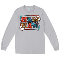 Moon Dust Baseball mawmaw leopard frame Long Sleeve Tee - LillyAllenDesigns
