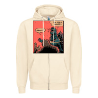 Sandshell i am king of monsters Zipper Hoodie - artisFamous