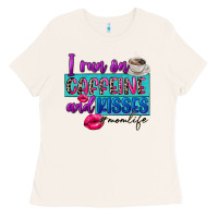 Bone I run on caffeine and kisses Ladies Tee - FaDigitalArtStudio