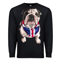 Black English Dog Premium Sweatshirt - RanaPortraitStore