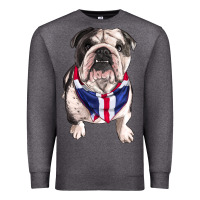 Charcoal Heather English Dog Premium Sweatshirt - RanaPortraitStore