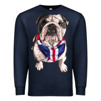 Navy English Dog Premium Sweatshirt - RanaPortraitStore
