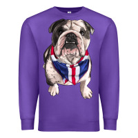 Purple English Dog Premium Sweatshirt - RanaPortraitStore