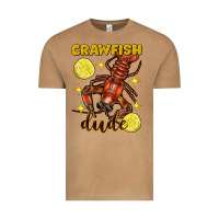 Vintage Camel mardi gras crawfish dude Vintage Tee - FaDigitalArtStudio