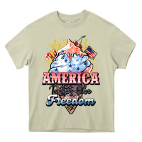 Mossy America ice cream Heavy Core Tee - HowdyJamesFarm