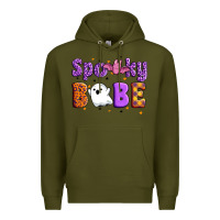 Army Green spooky babe Premium Hoodie - Artiststas