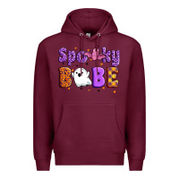 Burgundy spooky babe Premium Hoodie - Artiststas