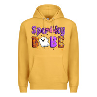 Mustard spooky babe Premium Hoodie - Artiststas