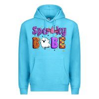 Ocean Blue spooky babe Premium Hoodie - Artiststas