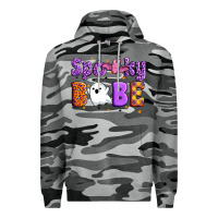Slate Camo spooky babe Premium Hoodie - Artiststas