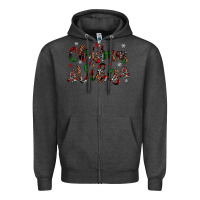 Charcoal Heather christmas vibes Zipper Hoodie - JahusDesignShop