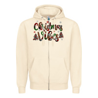 Christmas Vibes Zipper Hoodie | Teevron