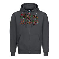 Smoke christmas vibes Zipper Hoodie - JahusDesignShop