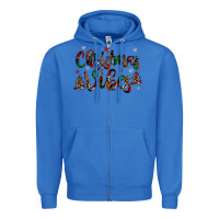 True Royal christmas vibes Zipper Hoodie - JahusDesignShop