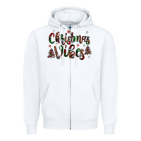 White christmas vibes Zipper Hoodie - JahusDesignShop