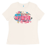 Bone American Nurse Ladies Tee - FaDigitalArtStudio