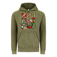Vintage Olive Mini Elf Vintage Hoodie - CowhideDigitalArt