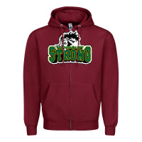 Burgundy Humboldt Broncos Shirt Hockey Zipper Hoodie - artisFamous
