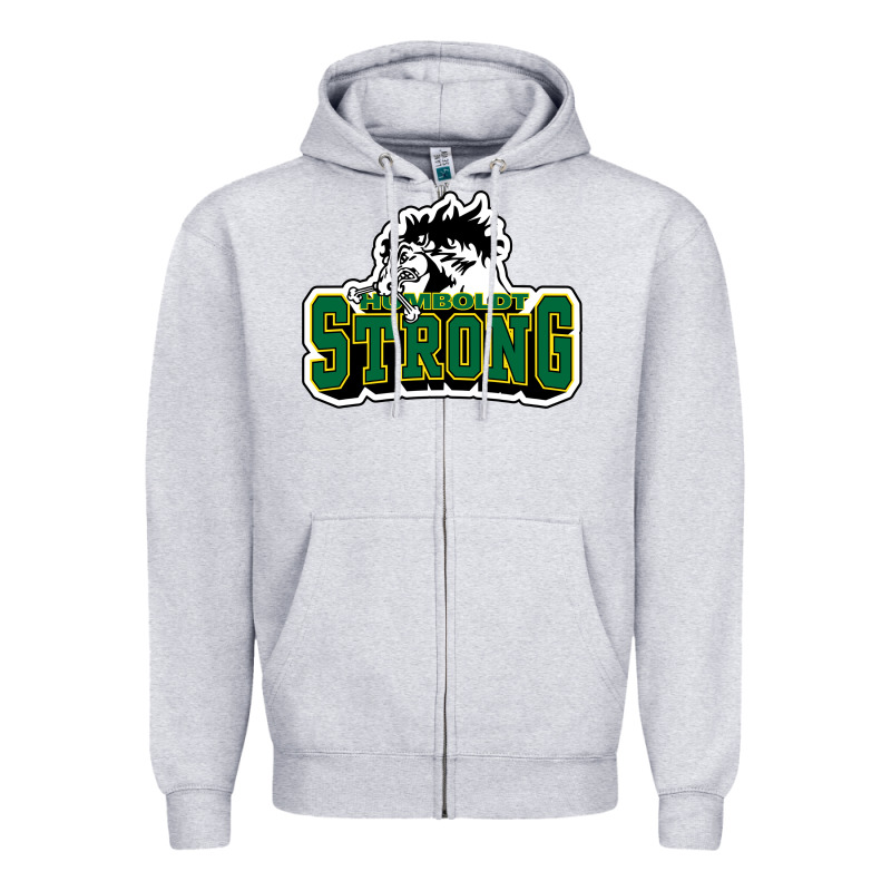 Humboldt Broncos Shirt Hockey Zipper Hoodie by artisFamous | Teevron