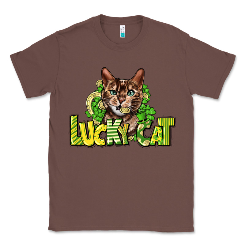 Lucky Cat St. Patrick's Classic Tee by HowdyJamesFarm | Teevron