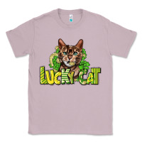 Lilac Lucky cat St. Patrick's Classic Tee - HowdyJamesFarm