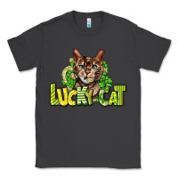 Smoke Lucky cat St. Patrick's Classic Tee - HowdyJamesFarm
