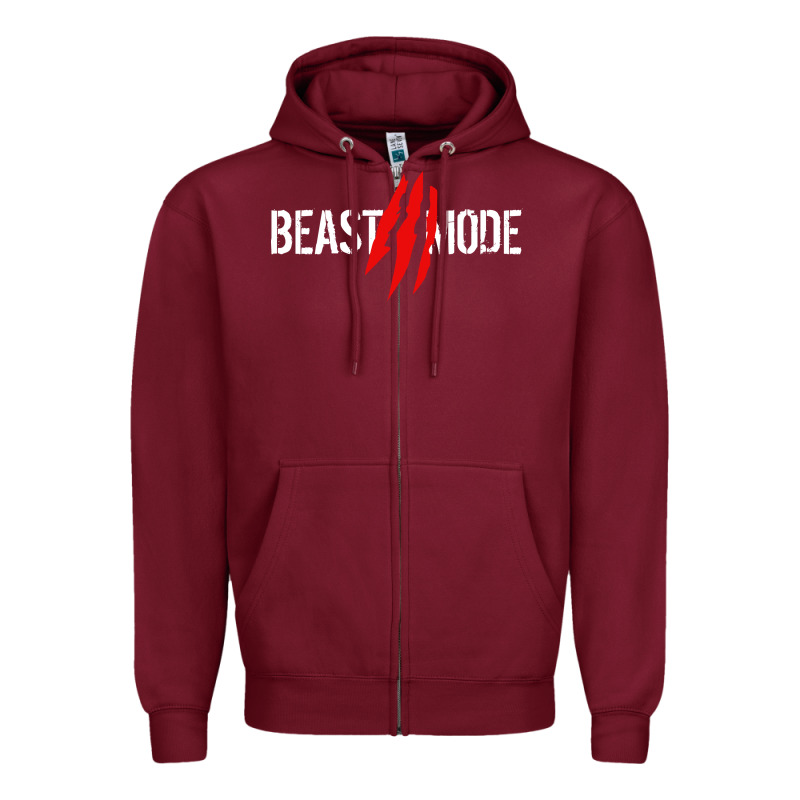 Beast Mode Zipper Hoodie by artisFamous | Teevron