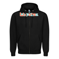 Black Lollapalooza Festival Zipper Hoodie - artisFamous