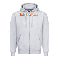 Heather Grey Lollapalooza Festival Zipper Hoodie - artisFamous