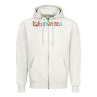 Oatmeal Heather Lollapalooza Festival Zipper Hoodie - artisFamous