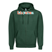 Sports Green Lollapalooza Festival Zipper Hoodie - artisFamous