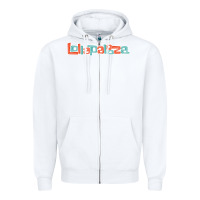 White Lollapalooza Festival Zipper Hoodie - artisFamous