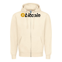 Sandshell vintage look bitcoin Zipper Hoodie - artisFamous