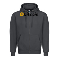 Smoke vintage look bitcoin Zipper Hoodie - artisFamous