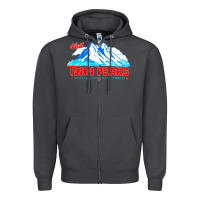 Smoke visit twin peaks Zipper Hoodie - artisFamous