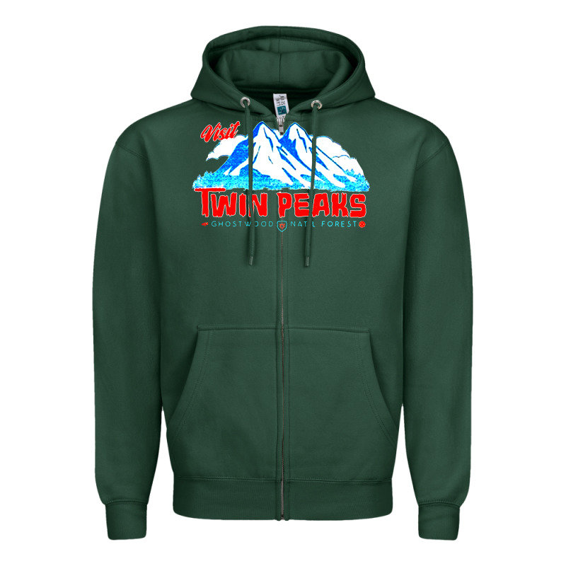 Visit Twin Peaks Zipper Hoodie by artisFamous | Teevron