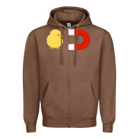 Chestnut chick magnet Zipper Hoodie - artisFamous