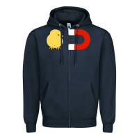 Navy chick magnet Zipper Hoodie - artisFamous