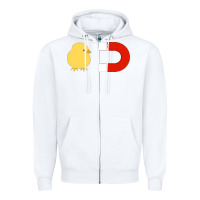 White chick magnet Zipper Hoodie - artisFamous